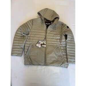 NWT PAJAR ERIKSSON MEN'S LIGHTWEIGHT PACKABLE PUFFER COAT JACKET GREY BUFF XXL